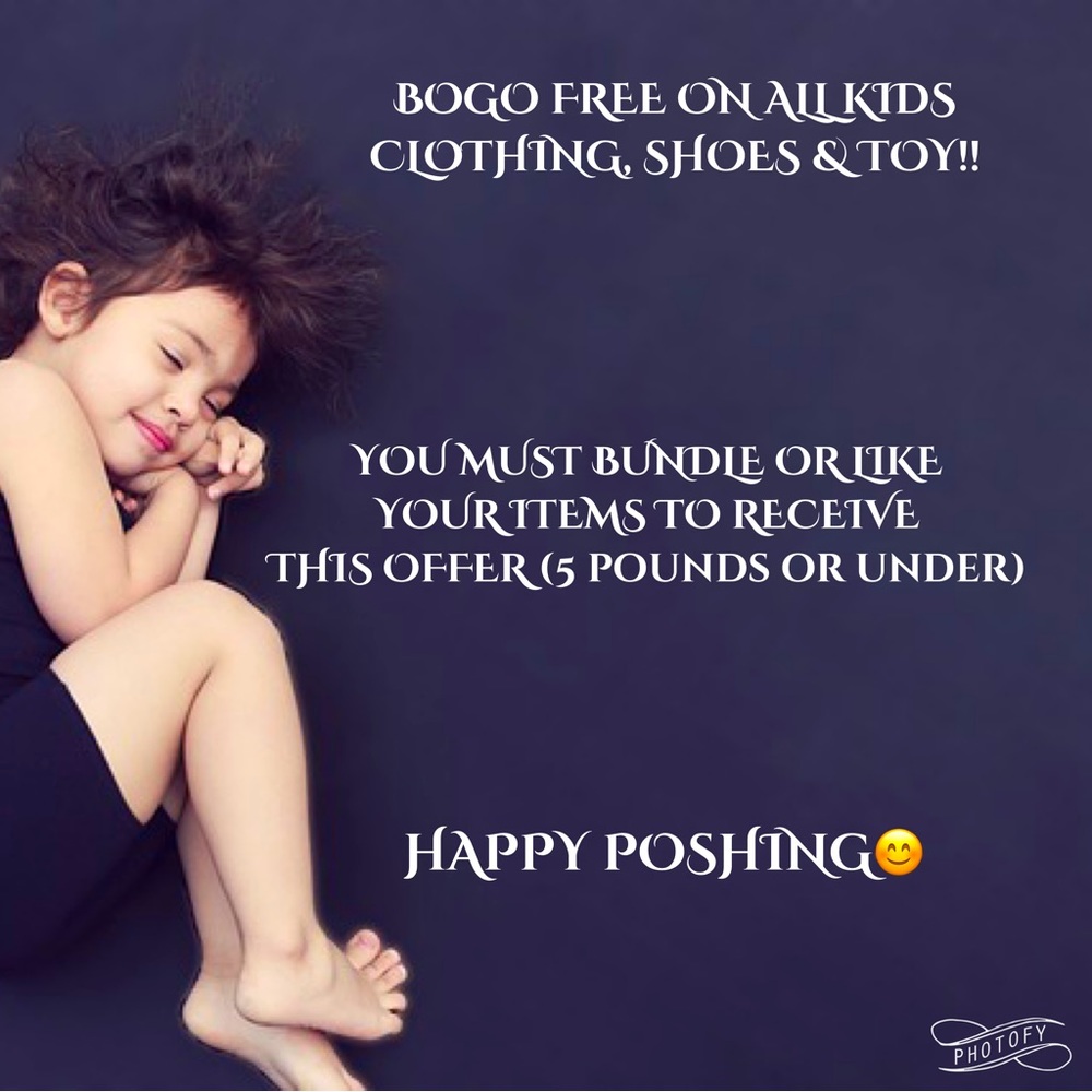 BOGO ON ALL KIDS CLOTHING, SHOES & TOYS!